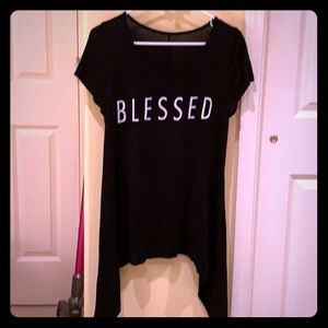 Shark bite blessed shirt